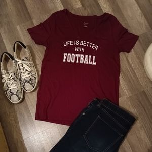 A new day XL burgundy tshirt